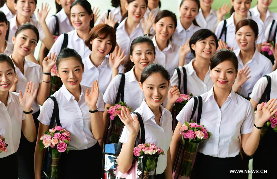 CHINA-XIAMEN-TAIWAN-STEWARDESS-TRAINING (CN)