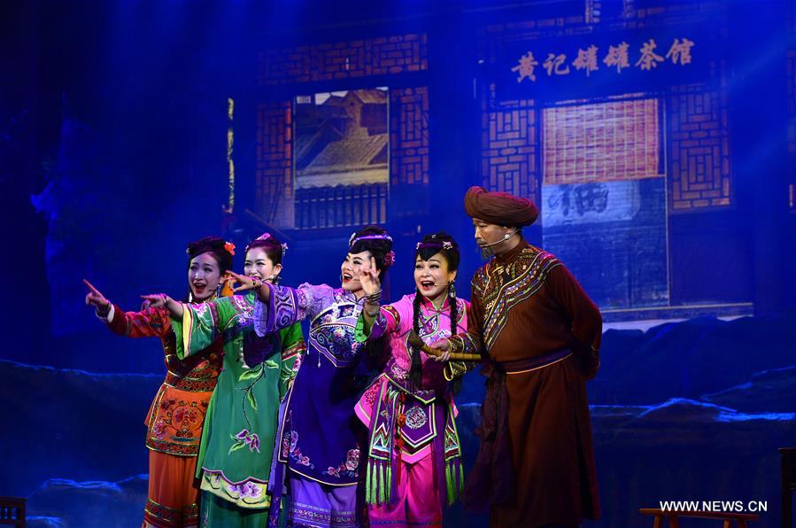 #CHINA-HUBEI-TUJIA ETHNIC GROUP-MUSICAL DRAMA (CN)