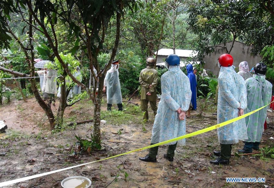 VIETNAM-KHANH HOA-ARTILLERY SHEEL-EXPLOSION