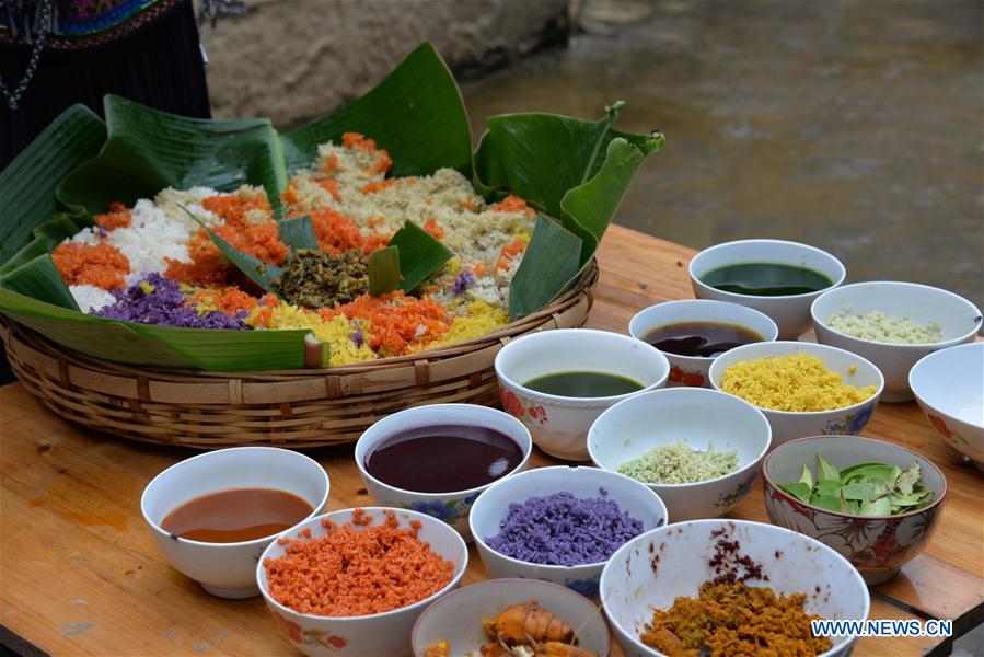 CHINA-YUNNAN-COLORFUL RICE (CN)