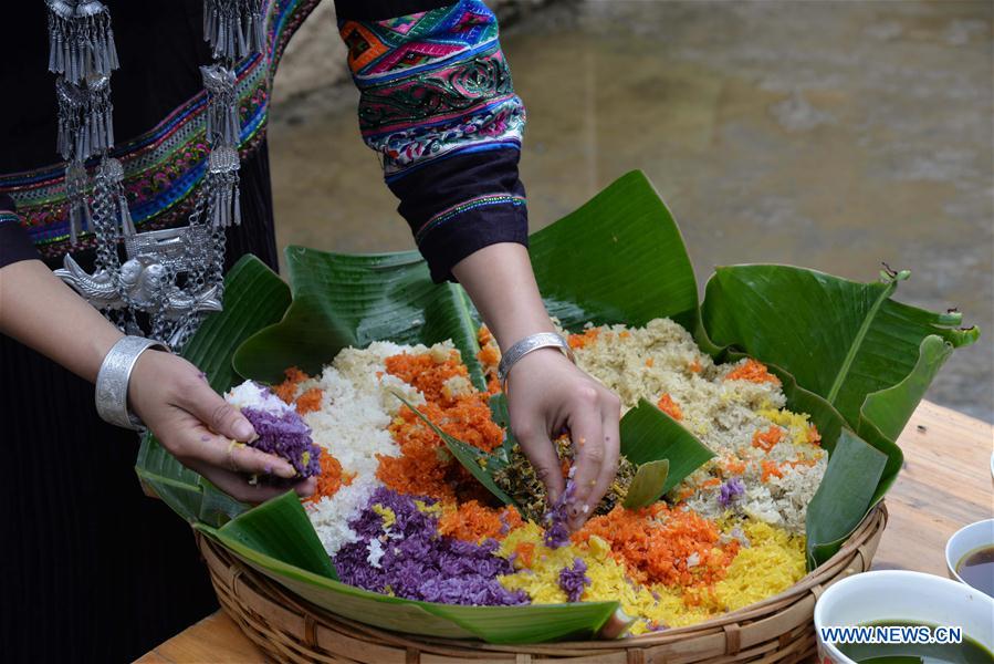 CHINA-YUNNAN-COLORFUL RICE (CN)