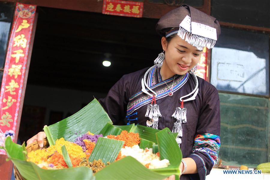 CHINA-YUNNAN-COLORFUL RICE (CN)