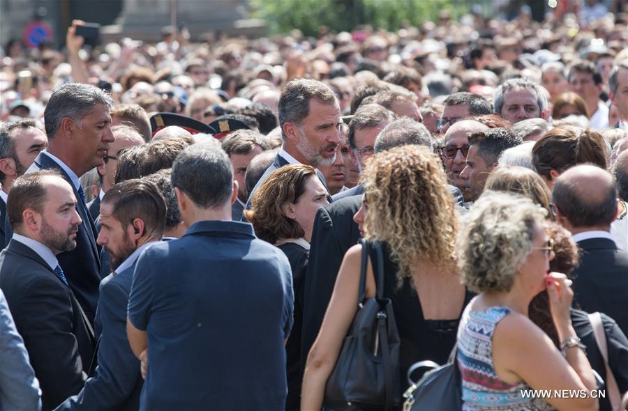 SPAIN-BARCELONA-TERROR ATTACKS-MOURNING