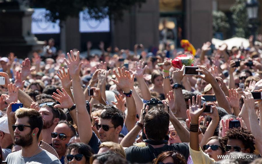SPAIN-BARCELONA-TERROR ATTACKS-MOURNING