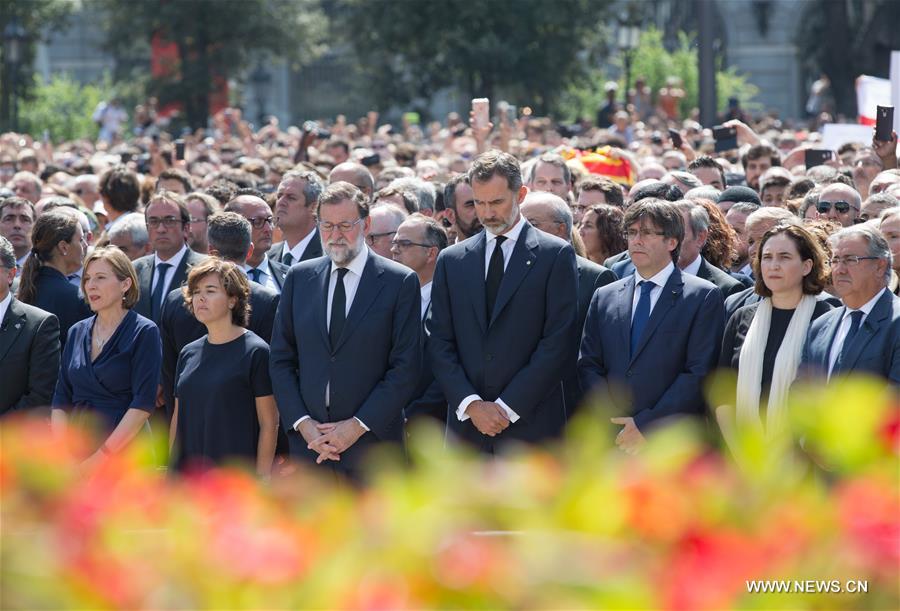 SPAIN-BARCELONA-TERROR ATTACKS-MOURNING