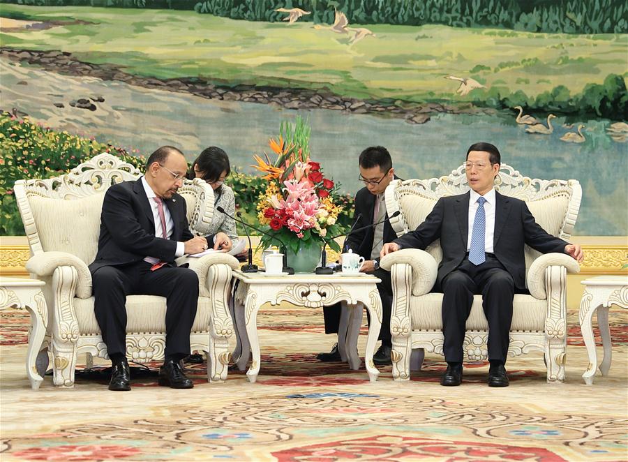CHINA-BEIJING-ZHANG GAOLI-SAUDI ARABIA-MEETING (CN)