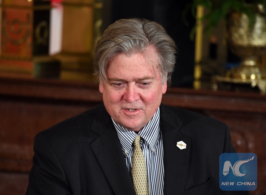 White House Chief Strategist Bannon steps down