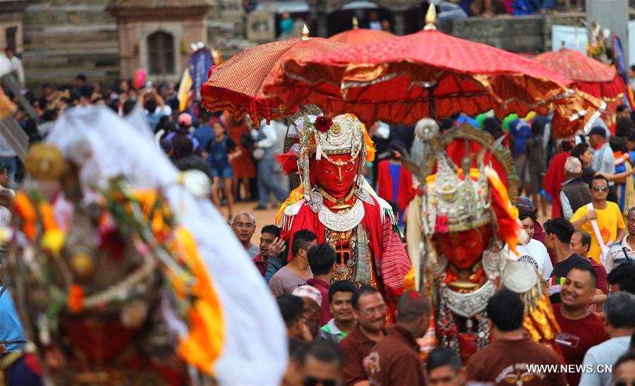 NEPAL-BHAKTAPUR-PANCHA DAN FESTIVAL
