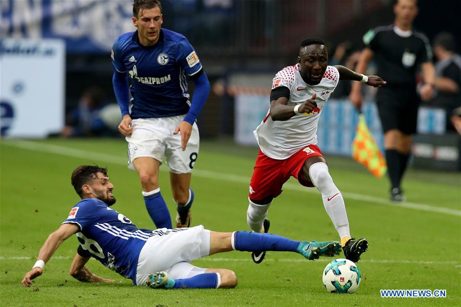 (SP)GERMANY-GELSENKIRCHEN-SOCCER-BUNDESLIGA-SCHALKE 04 VS RB LEIPZIG