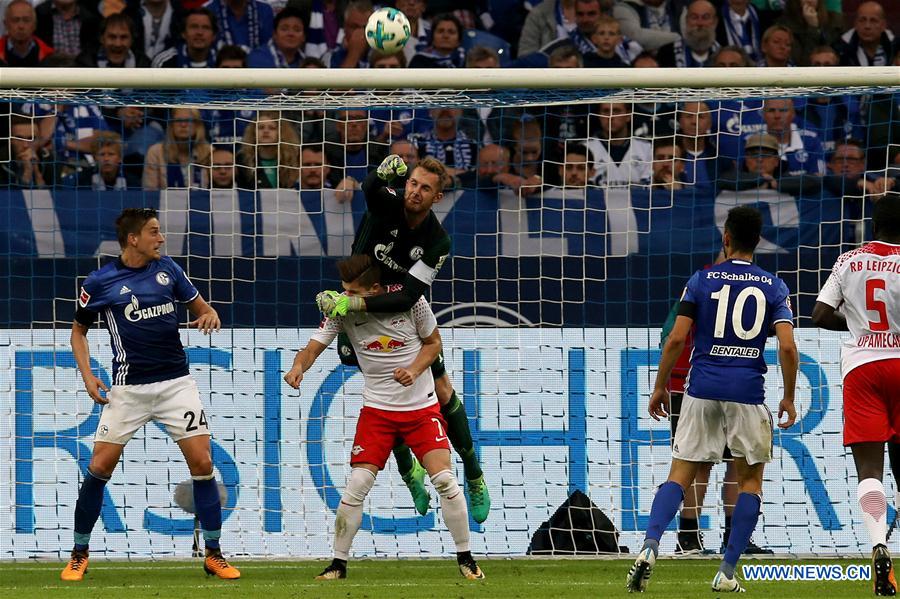 (SP)GERMANY-GELSENKIRCHEN-SOCCER-BUNDESLIGA-SCHALKE 04 VS RB LEIPZIG