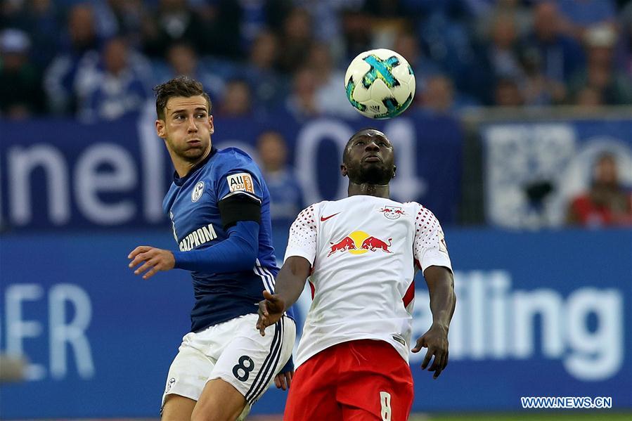 (SP)GERMANY-GELSENKIRCHEN-SOCCER-BUNDESLIGA-SCHALKE 04 VS RB LEIPZIG