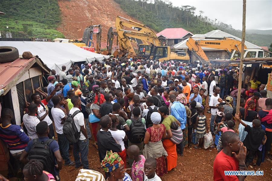 SIERRA LEONE-FREETOWN-MUDSLIDES-AFTERMATH