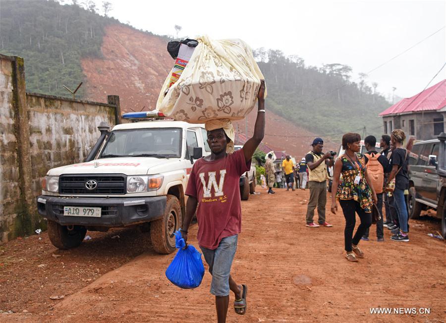 SIERRA LEONE-FREETOWN-MUDSLIDE