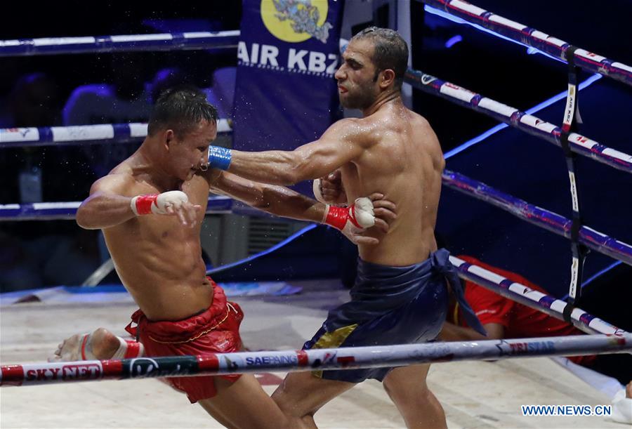 (SP)MYANMAR-YANGON-MYANMAR LETHWEI WORLD CHAMPIONSHIP-COMPETETION