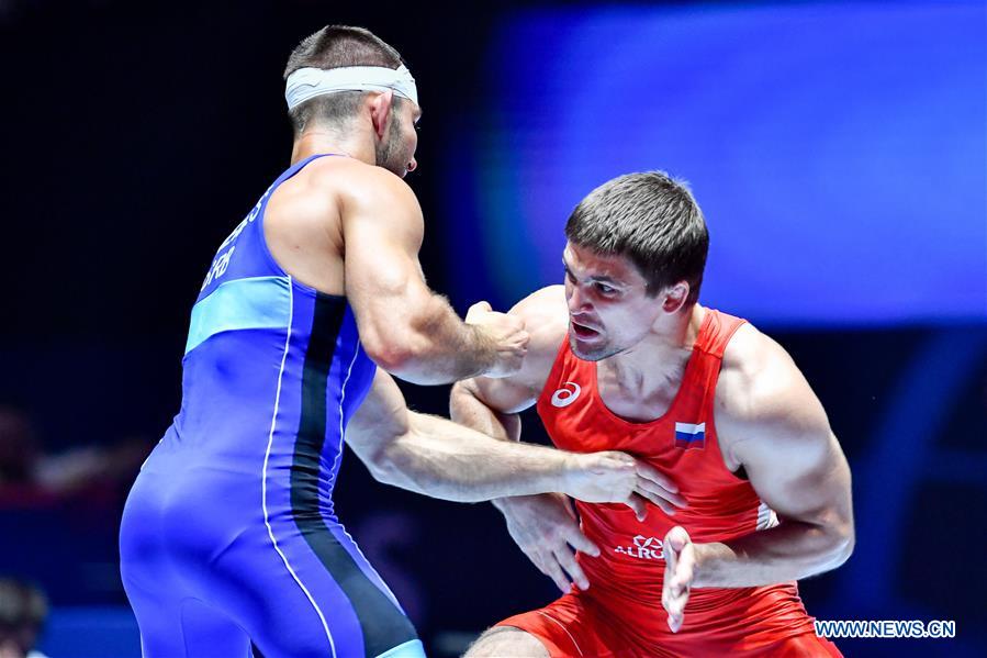 (SP)FRANCE-PARIS-WRESTLING-WORLD CHAMPIONSHIPS-GREECE ROMAN-75KG