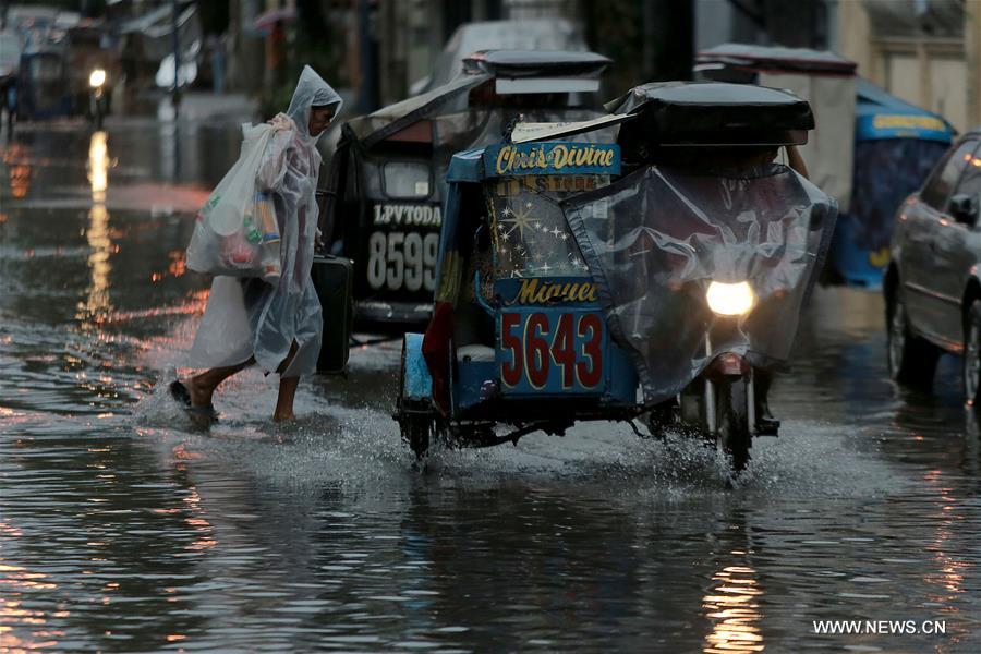 PHILIPPINES-MAKATI CITY-TROPICAL STORM HATO