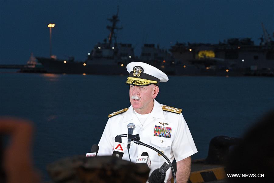 SINGAPORE-U.S.-DESTROYER-COLLISION-PRESS CONFERENCE