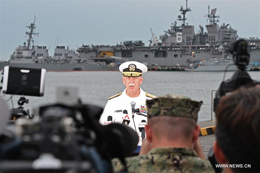 SINGAPORE-U.S.-DESTROYER-COLLISION-PRESS CONFERENCE