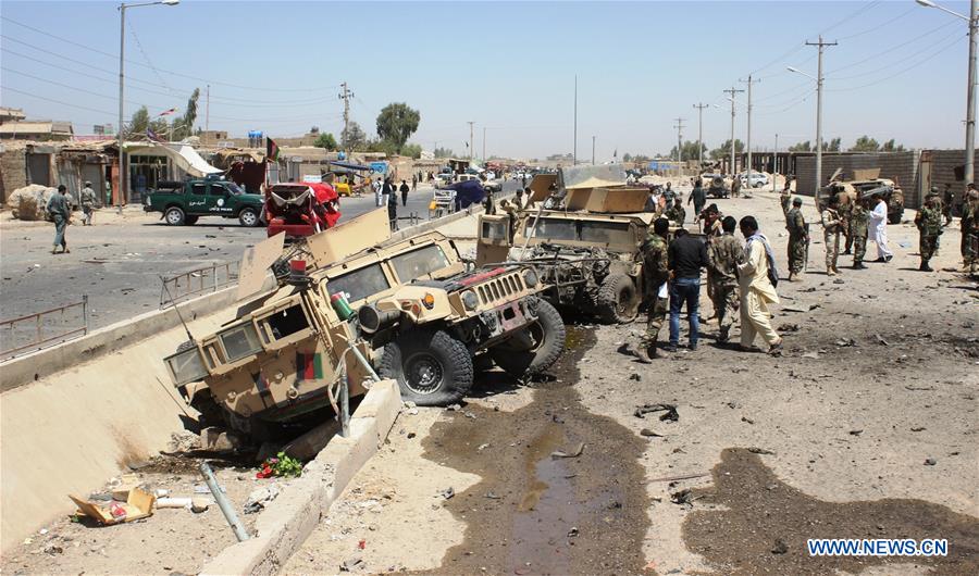 AFGHANISTAN-HELMAND-SUICIDE ATTACK