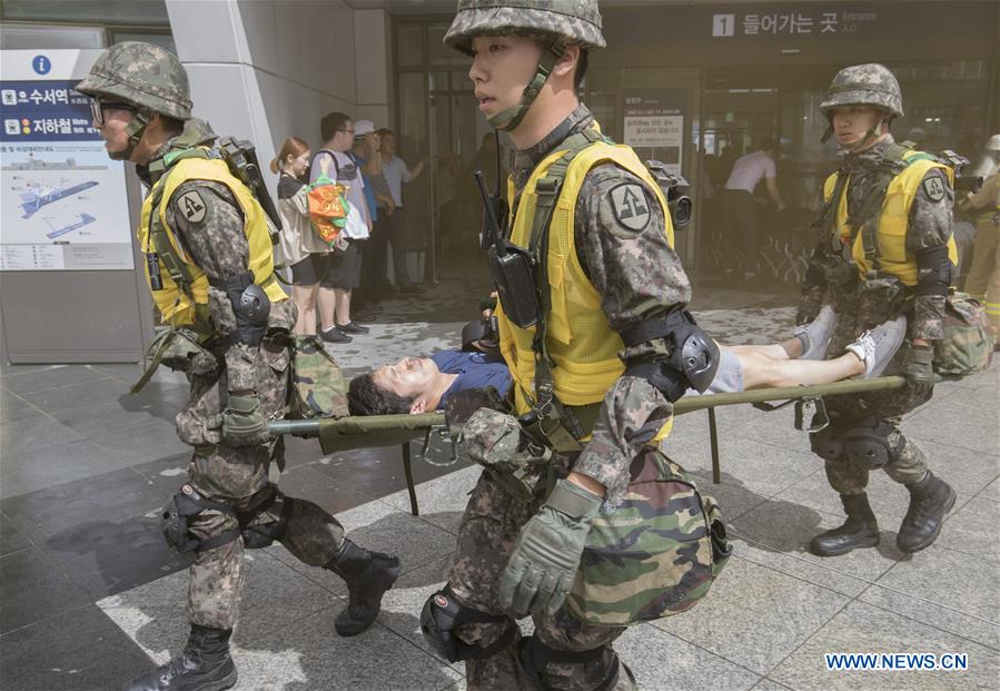 SOUTH KOREA-SEOUL-CIVIL DEFENSE DRILL