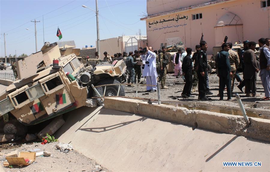 AFGHANISTAN-HELMAND-SUICIDE ATTACK
