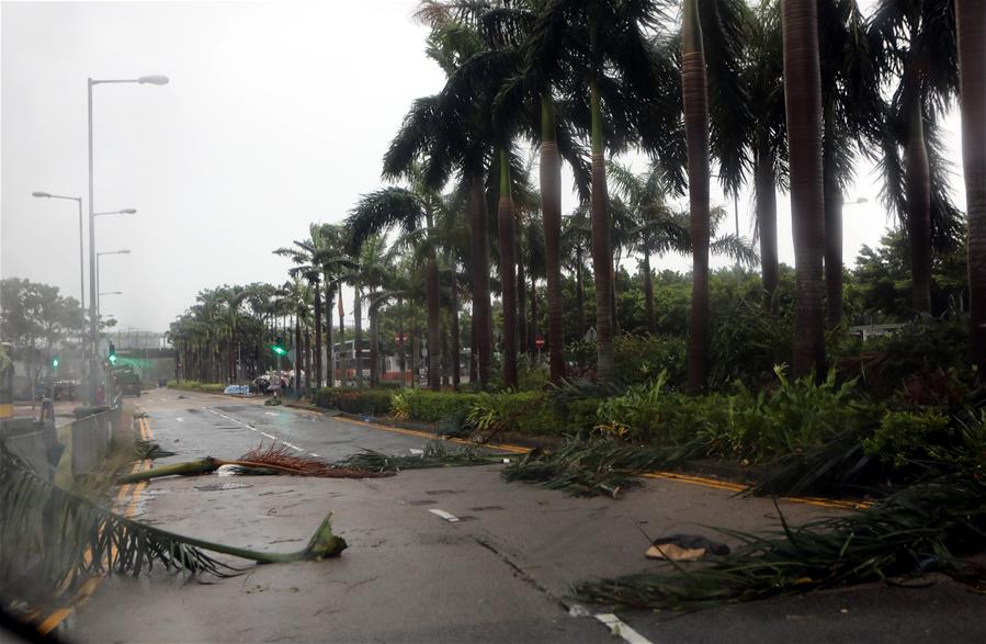 CHINA-HONG KONG-TYPHOON HATO (CN)