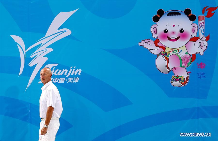 (SP)CHINA-TIANJIN-WATER POLO-FOREIGN REFEREE-13TH CHINESE NATIONAL GAMES (CN)