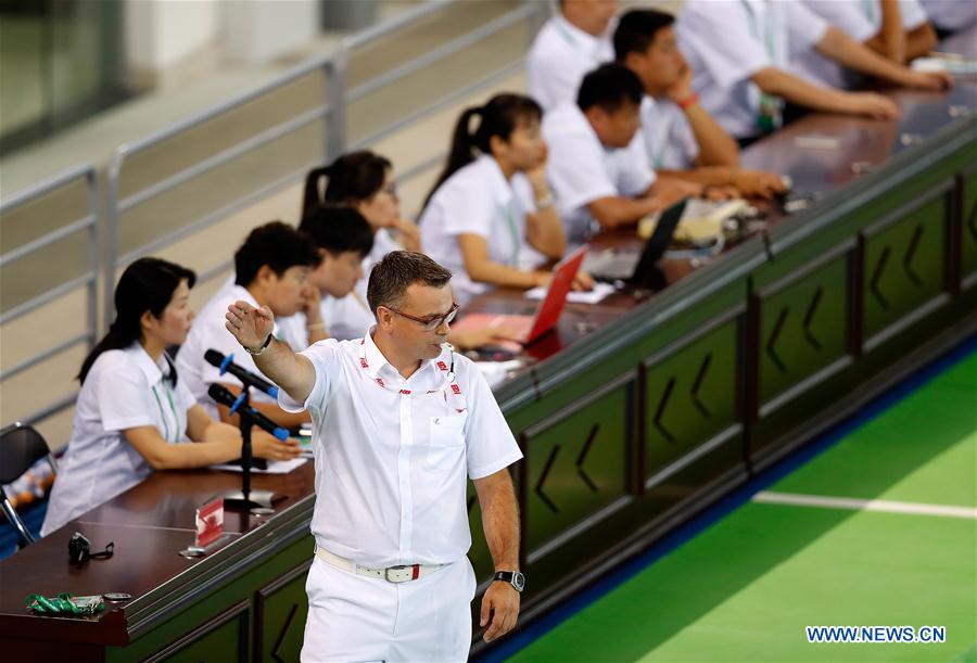 (SP)CHINA-TIANJIN-WATER POLO-FOREIGN REFEREE-13TH CHINESE NATIONAL GAMES (CN)