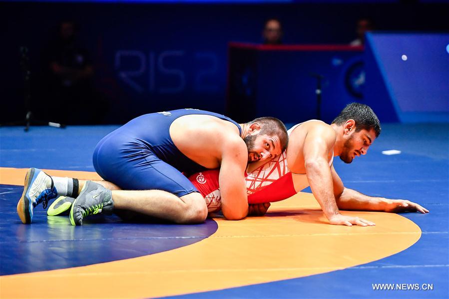 (SP)FRANCE-PARIS-WRESTLING-WORLD CHAMPIONSHIPS-FREESTYLE-125KG