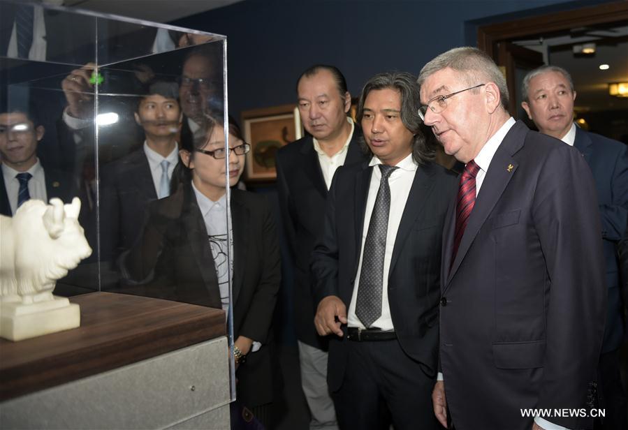 (SP)CHINA-BEIJING-IOC-BACH-NATIONAL ART MUSEUM OF CHINA (CN)