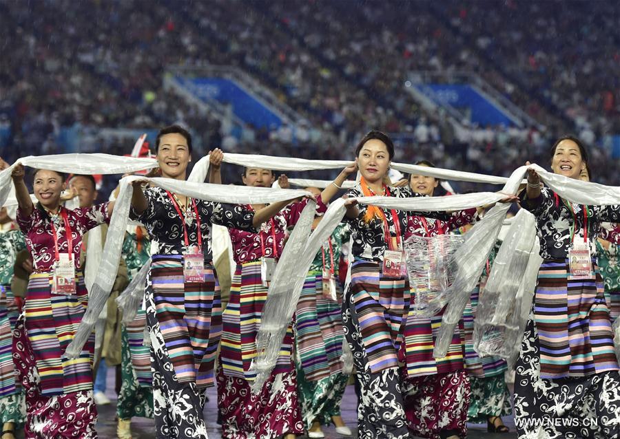 (SP)CHINA-TIANJIN-13TH CHINESE NATIONAL GAMES-OPENING CEREMONY (CN)