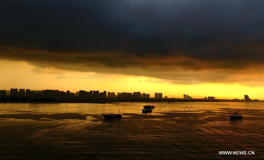 CHINA-GUANGXI-BEIHAI-TYPHOON PAKHAR-WEATHER CHANGES (CN) 
