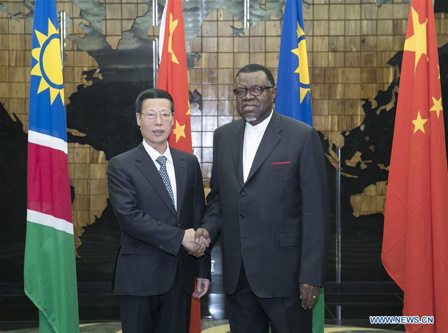NAMIBIA-CHINA-VICE PREMIER-VISIT
