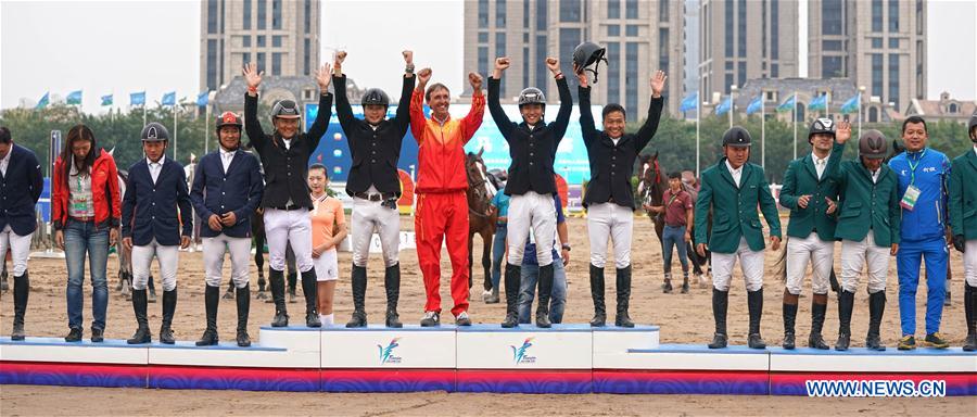 (SP)CHINA-TIANJIN-EQUESTRIAN-13TH CHINESE NATIONAL GAMES (CN)