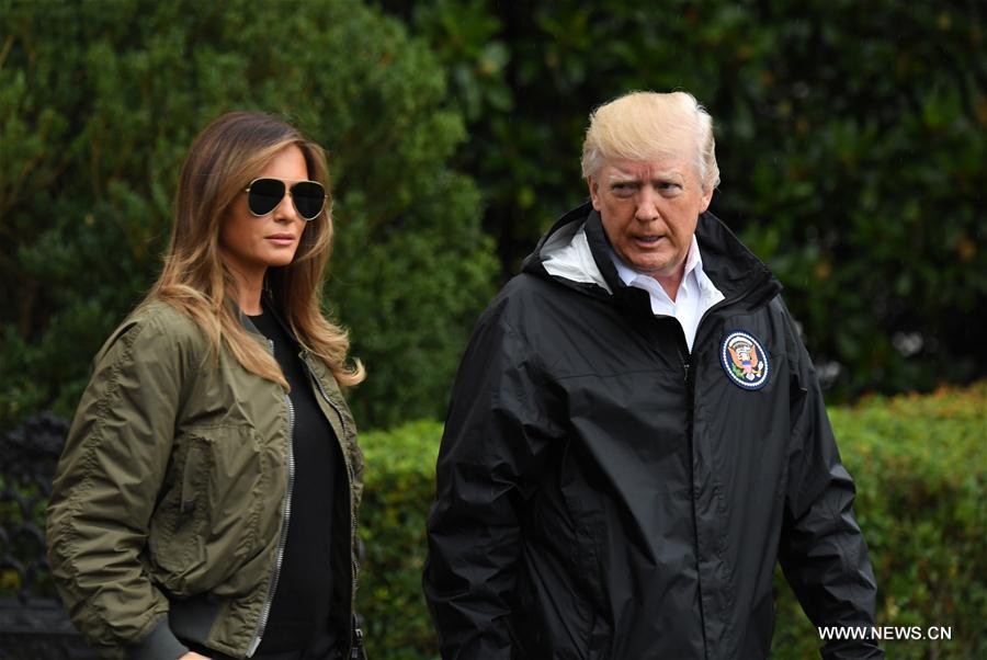 U.S.-WASHINGTON D.C.-TRUMP-HURRICANE