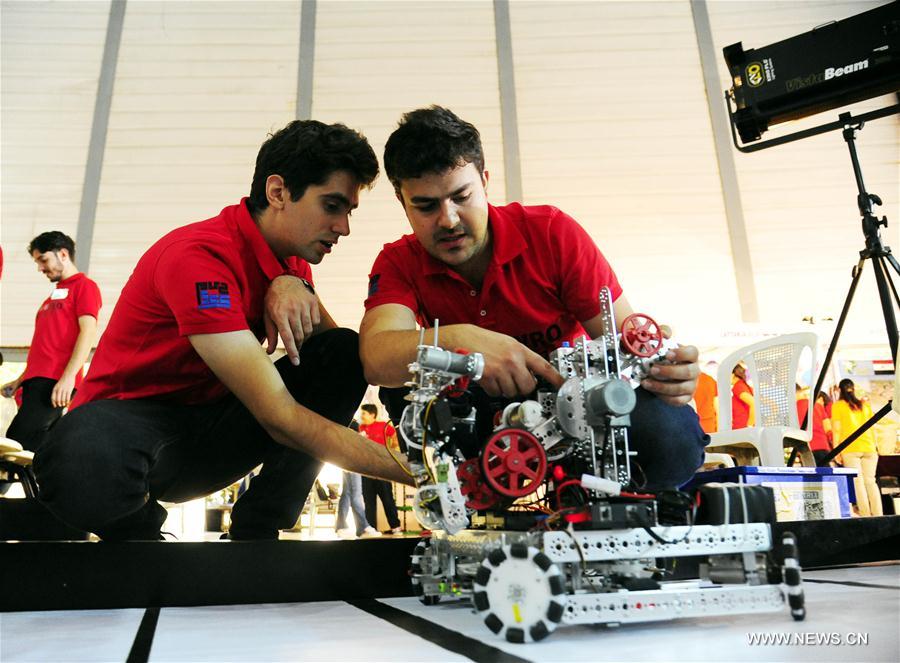 SYRIA-DAMASCUS-ROBOT-OLYMPIAD