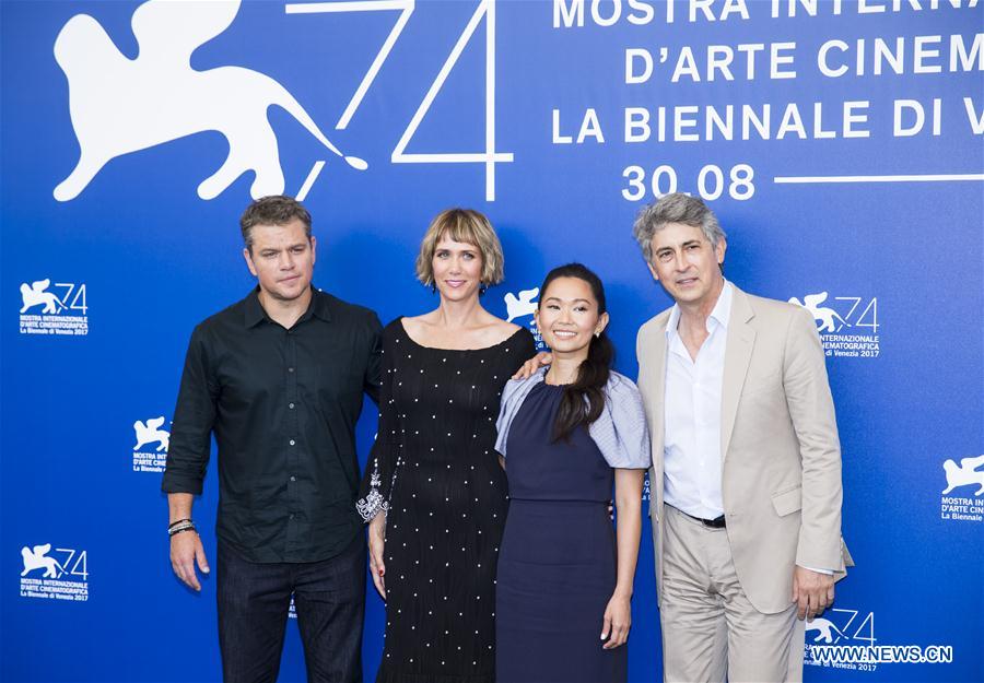ITALY-VENICE-FILM FESTIVAL-DOWNSIZING-PHOTOCALL
