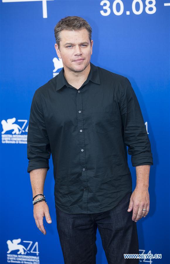 ITALY-VENICE-FILM FESTIVAL-DOWNSIZING-PHOTOCALL