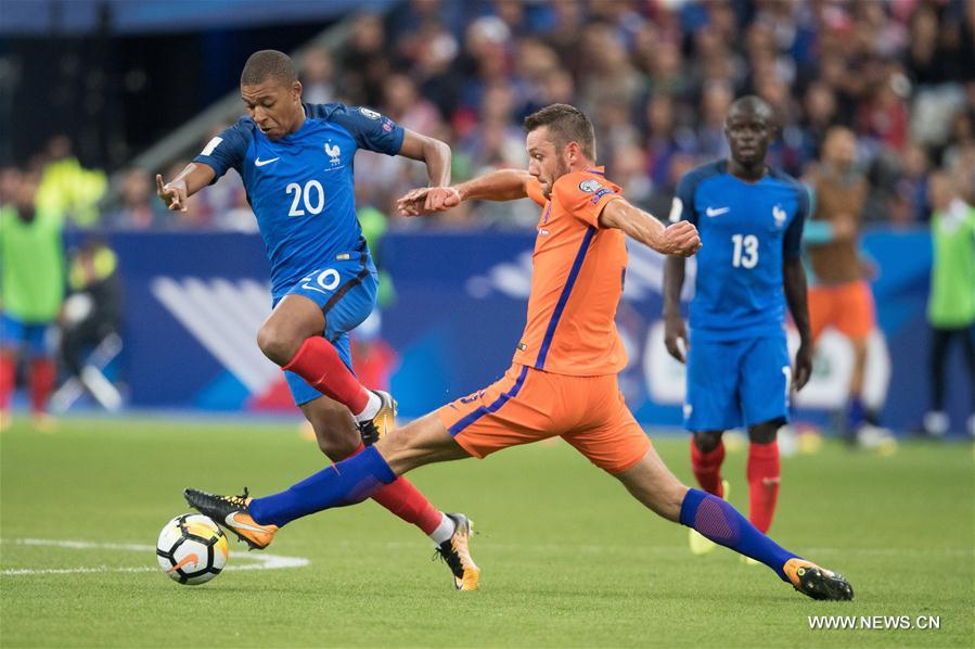 (SP)FRANCE-PARIS-2018 WORLD CUP EUROPEAN QUALIFIER-FRANCE VS NETHERLANDS