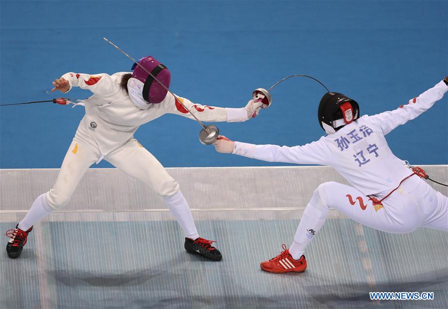 (SP)CHINA-TIANJIN-FENCING-13TH CHINESE NATIONAL GAMES (CN)