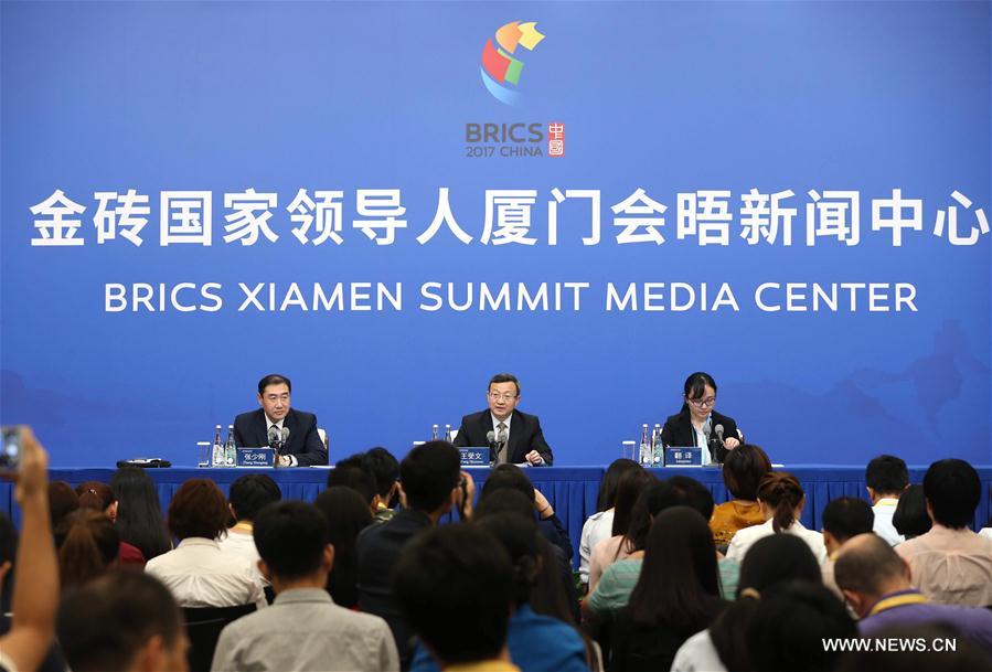 (XIAMEN SUMMIT)CHINA-XIAMEN-BRICS-PRESS CONFERENCE (CN)