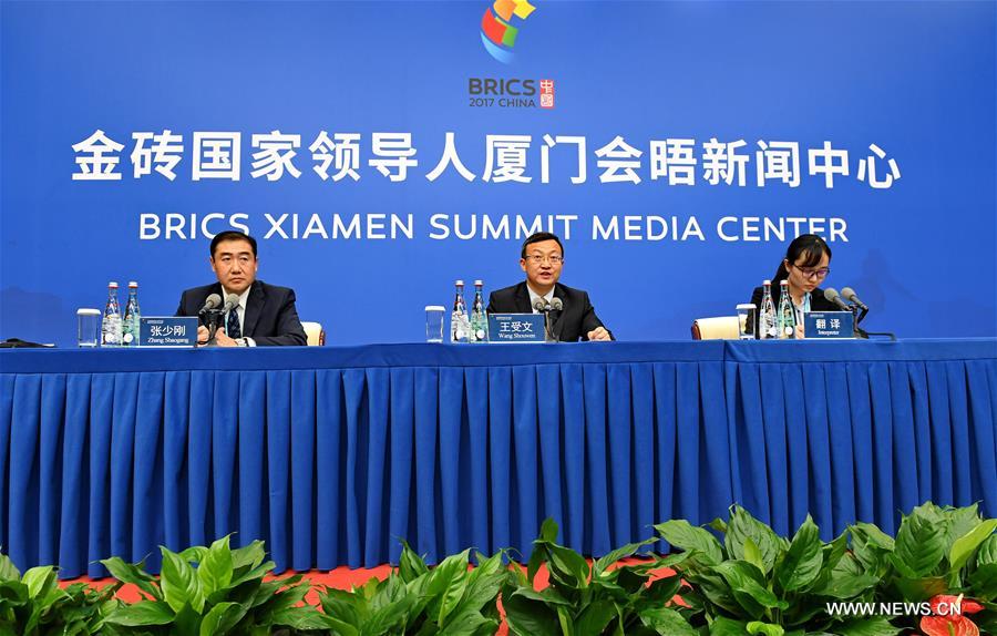 (XIAMEN SUMMIT)CHINA-XIAMEN-BRICS-PRESS CONFERENCE (CN)