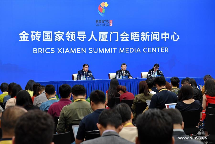 (XIAMEN SUMMIT)CHINA-XIAMEN-BRICS-PRESS CONFERENCE (CN)