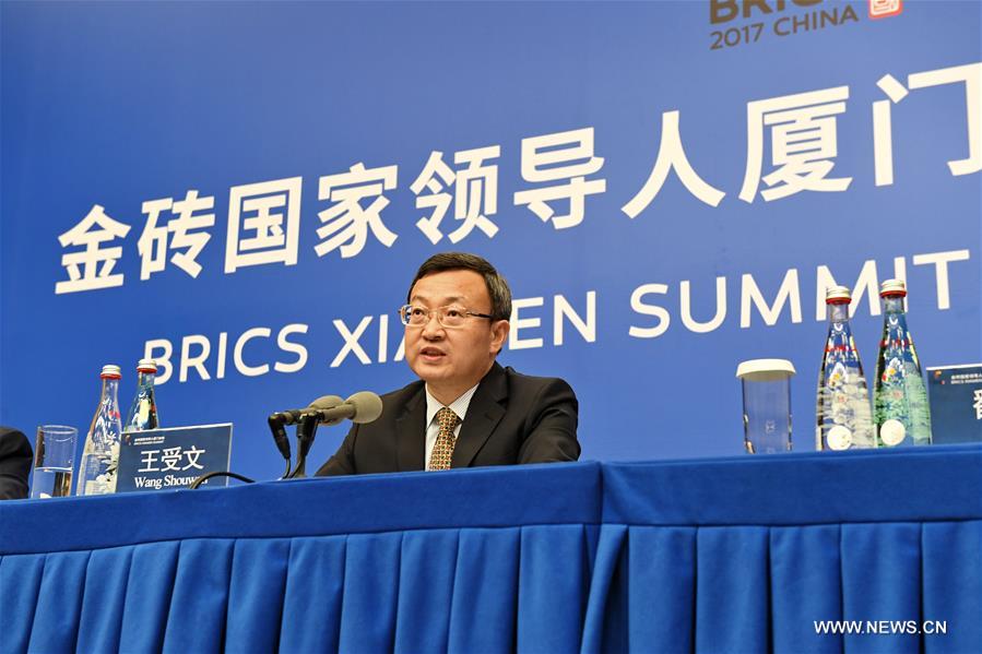 (XIAMEN SUMMIT)CHINA-XIAMEN-BRICS-PRESS CONFERENCE (CN)