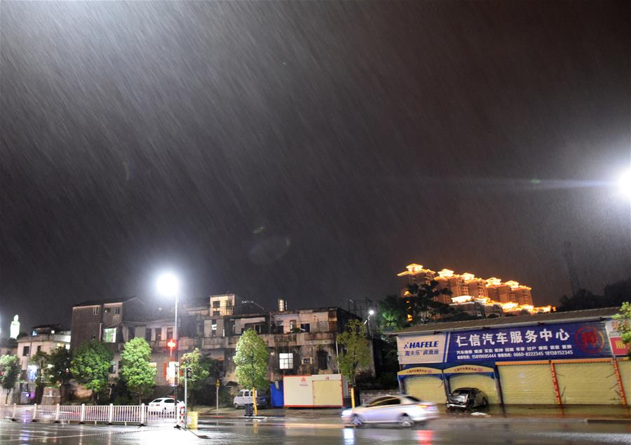 CHINA-GUANGDONG-TYPHOON MAWAR-LANDING (CN)
