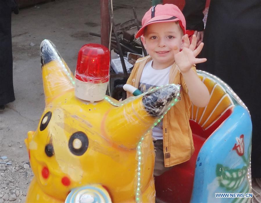 SYRIA-DAMASCUS-EID-AL ADHA-FESTIVAL