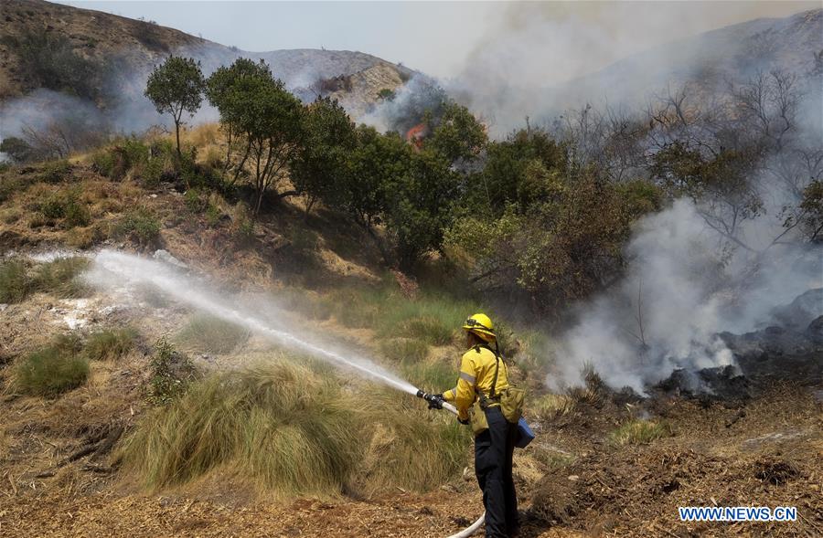U.S.-CALIFORNIA-BRUSH FIRE