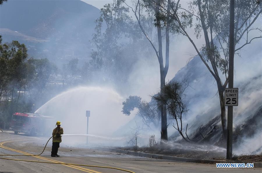 U.S.-CALIFORNIA-BRUSH FIRE