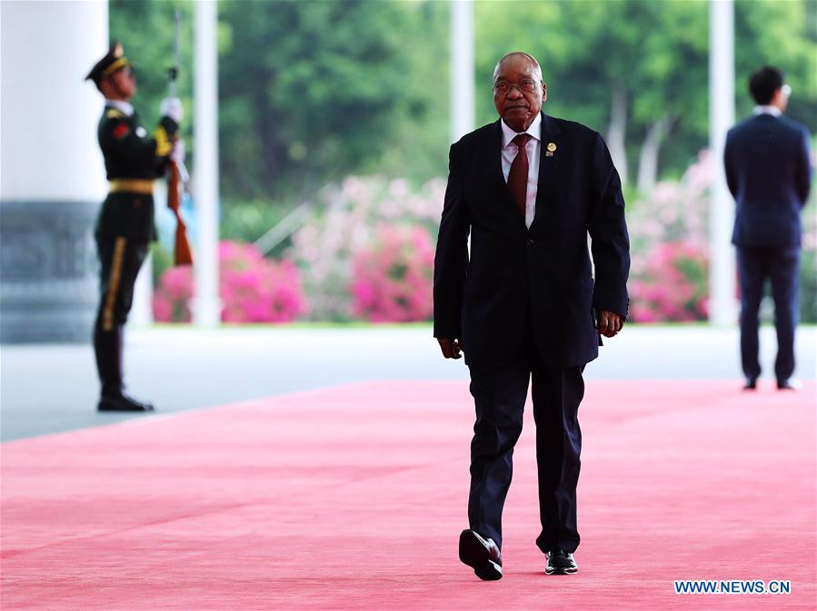 (XIAMEN SUMMIT)CHINA-XIAMEN-BRICS-SOUTH AFRICAN PRESIDENT-ARRIVAL (CN)