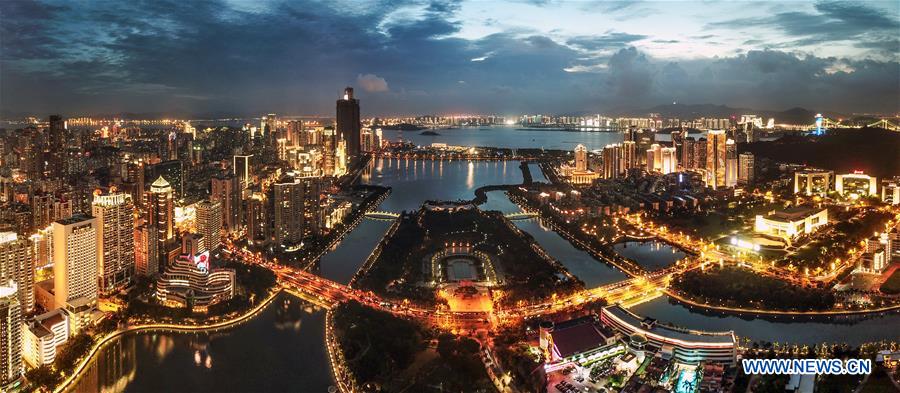 (XIAMEN SUMMIT)CHINA-XIAMEN-BRICS-NIGHT VIEW (CN)